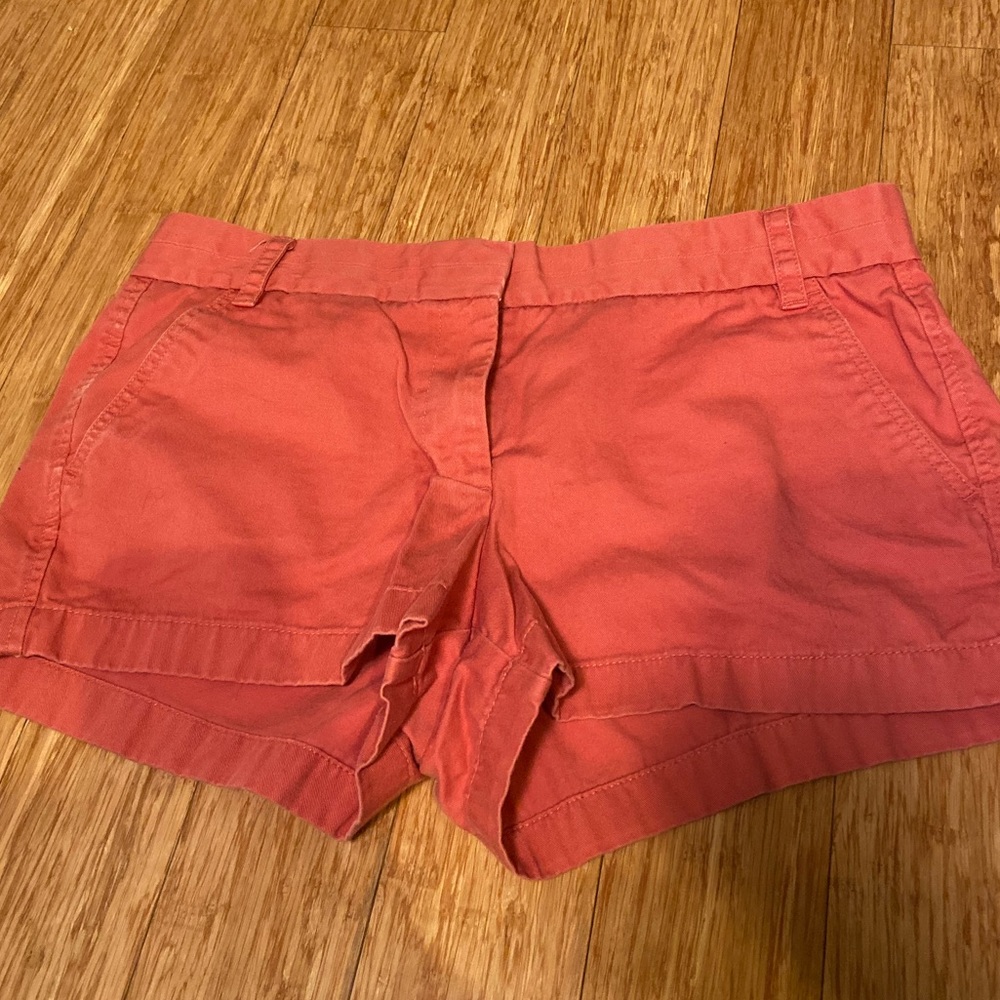 J. Crew Red Chino Shorts